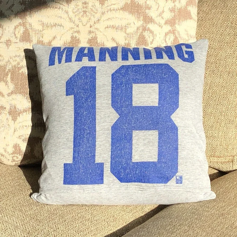 INDIANAPOLIS COLTS HANDMADE NFL 16x16 vintage t-shirt THROW PILLOW cover